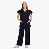 NEW LADIES WIDELEG PANTS - Greens Medi Scrubs South Africa - Premium Medical Uniforms & Apparel - Delivery Across SA