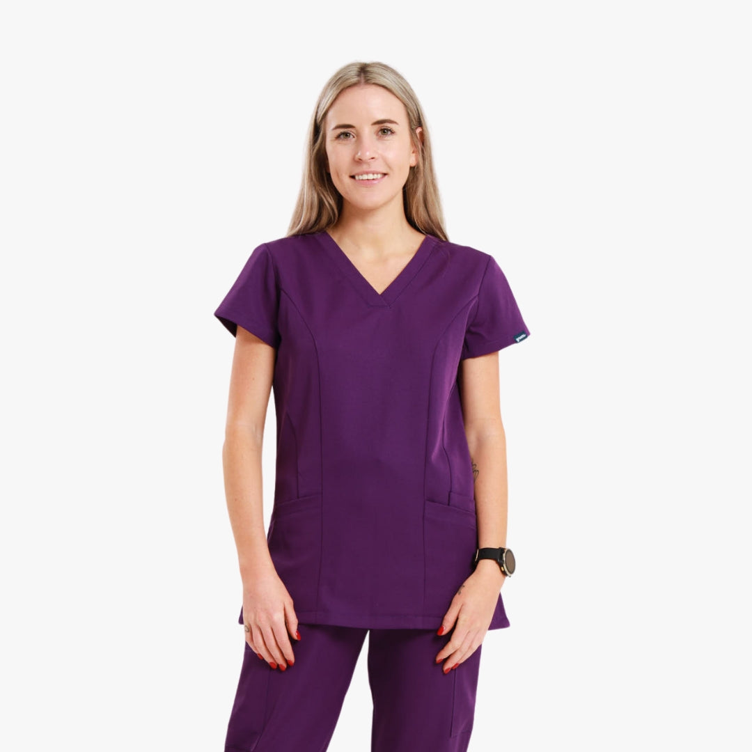 THE LADIES X-SLIM TOP - Greens Medi Scrubs South Africa - Premium Medical Uniforms & Apparel - Delivery Across SA