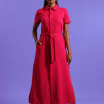 NEW LADIES SHORTSLEEVE MODEST DRESS - Greens Medi Scrubs South Africa - Premium Medical Uniforms & Apparel - Delivery Across SA