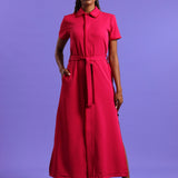 NEW LADIES SHORTSLEEVE MODEST DRESS - Greens Medi Scrubs South Africa - Premium Medical Uniforms & Apparel - Delivery Across SA
