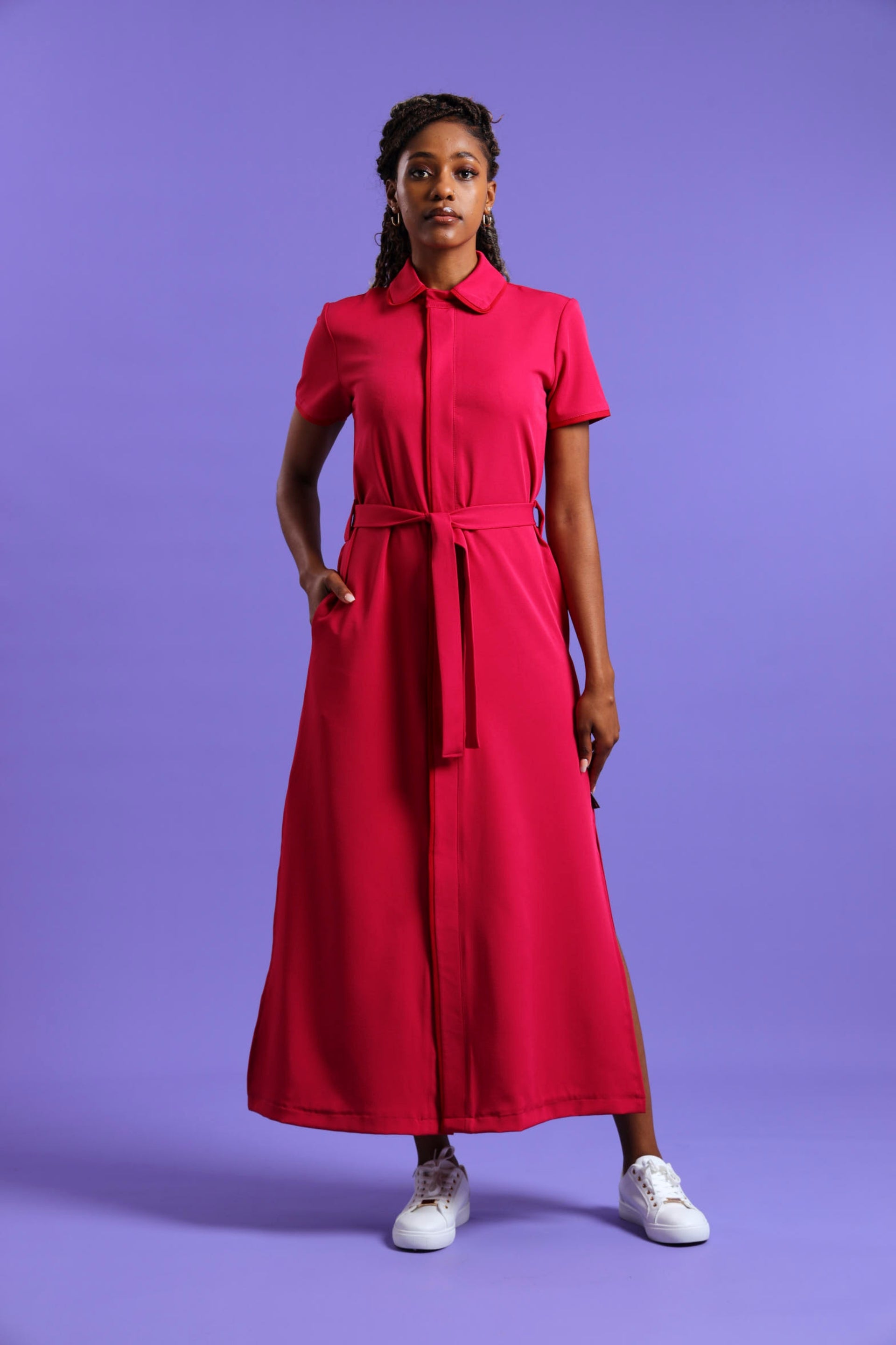 NEW LADIES SHORTSLEEVE MODEST DRESS - Greens Medi Scrubs South Africa - Premium Medical Uniforms & Apparel - Delivery Across SA
