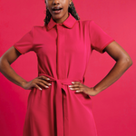 NEW LADIES SHORTSLEEVE MODEST DRESS - Greens Medi Scrubs South Africa - Premium Medical Uniforms & Apparel - Delivery Across SA