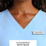 THE LUX LADIES V-NECK TULIP TOP - Greens Medi Scrubs South Africa - Premium Medical Uniforms & Apparel - Delivery Across SA