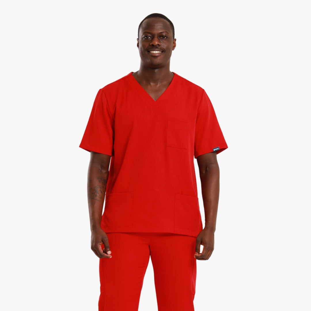THE MENS V-NECK TOP - Greens Medi Scrubs South Africa - Premium Medical Uniforms & Apparel - Delivery Across SA