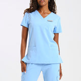 THE LUX LADIES V-NECK FEMME TOP - Greens Medi Scrubs South Africa - Premium Medical Uniforms & Apparel - Delivery Across SA