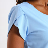 THE LUX LADIES MANDARIN TULIP TOP - Greens Medi Scrubs South Africa - Premium Medical Uniforms & Apparel - Delivery Across SA