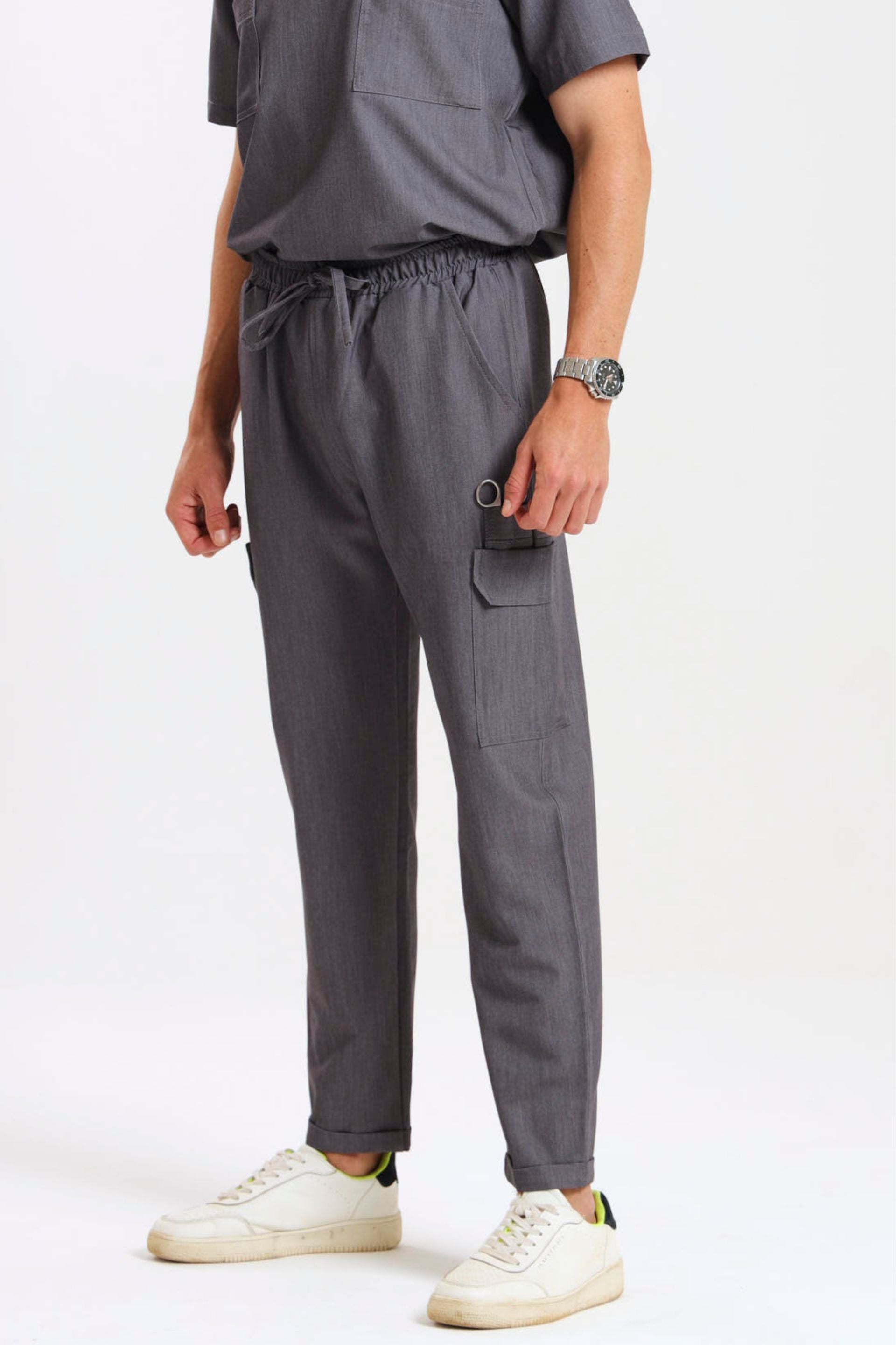 THE MENS LUX STRAIGHT-LEG PANTS - Greens Medi Scrubs South Africa - Premium Medical Uniforms & Apparel - Delivery Across SA