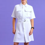 NEW LADIES SHORTSLEEVE MILITARY DRESS - Greens Medi Scrubs South Africa - Premium Medical Uniforms & Apparel - Delivery Across SA