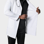 MENS LONGSLEEVE LUXE LAB COAT - Greens Medi Scrubs South Africa - Premium Medical Uniforms & Apparel - Delivery Across SA