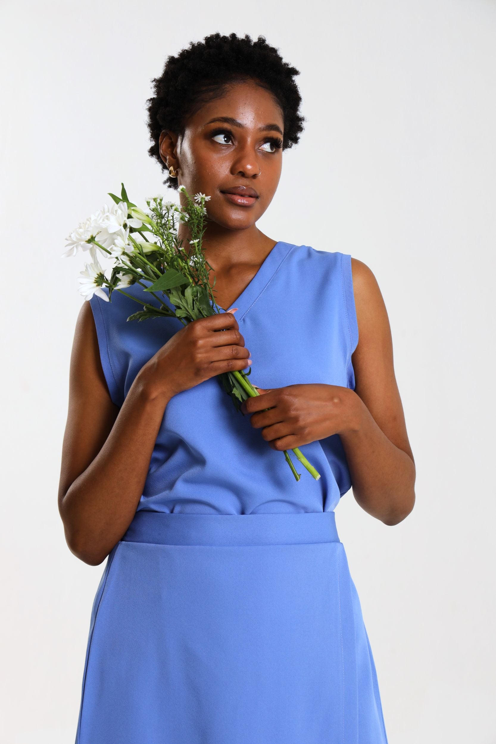 NEW LADIES V-NECK SLEEVELESS TOP - Greens Medi Scrubs South Africa - Premium Medical Uniforms & Apparel - Delivery Across SA