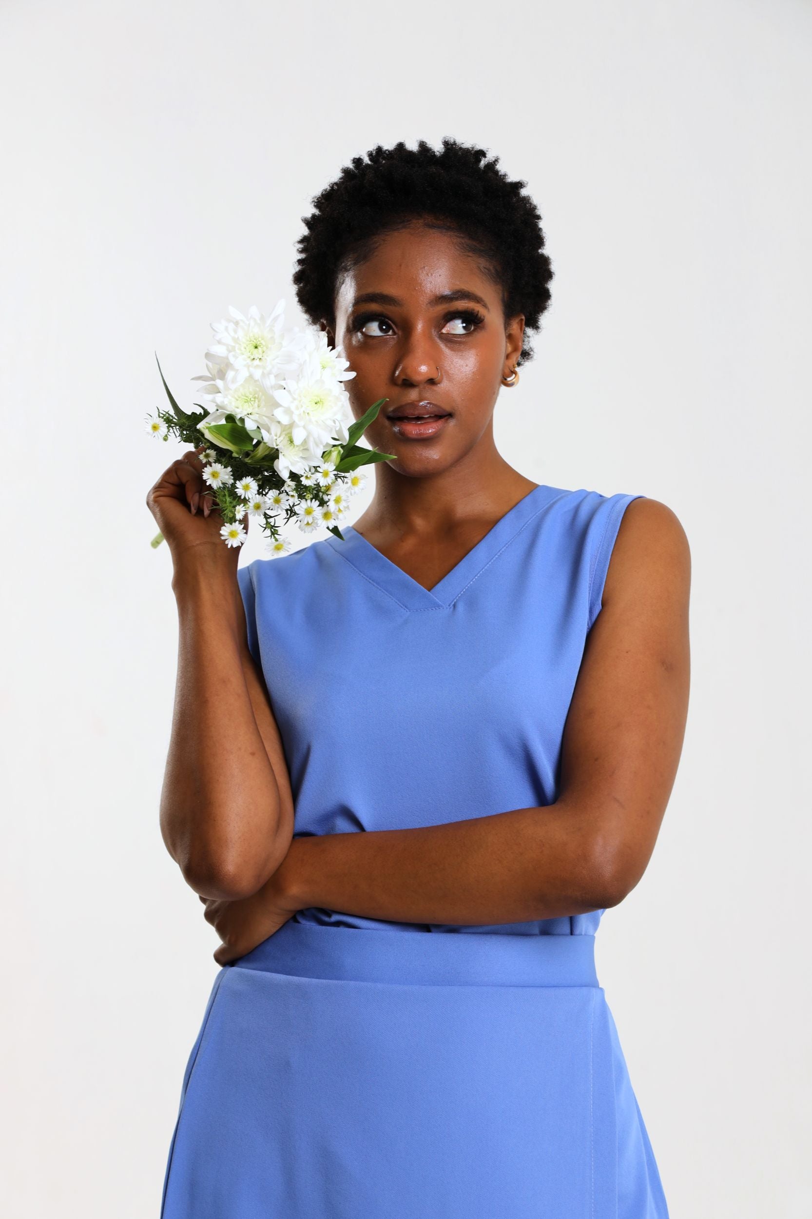 NEW LADIES V-NECK SLEEVELESS TOP - Greens Medi Scrubs South Africa - Premium Medical Uniforms & Apparel - Delivery Across SA