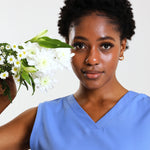NEW LADIES V-NECK SLEEVELESS TOP - Greens Medi Scrubs South Africa - Premium Medical Uniforms & Apparel - Delivery Across SA
