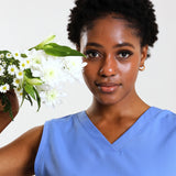 NEW LADIES V-NECK SLEEVELESS TOP - Greens Medi Scrubs South Africa - Premium Medical Uniforms & Apparel - Delivery Across SA