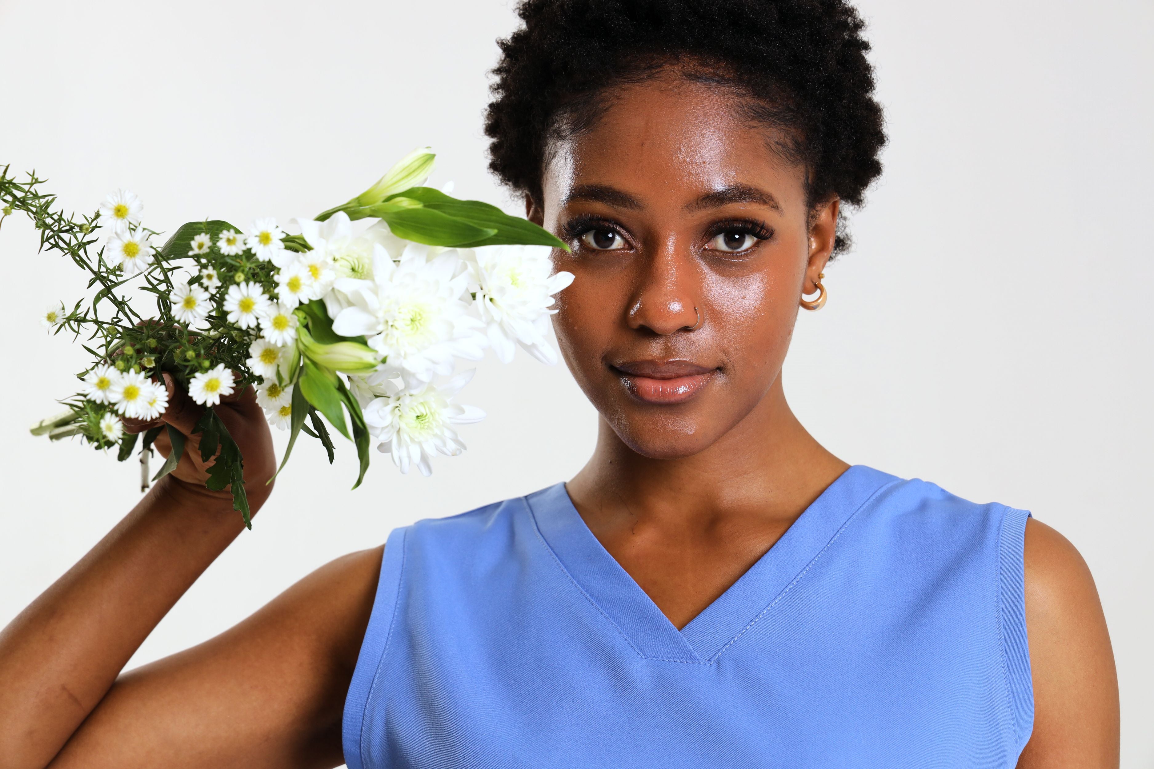 NEW LADIES V-NECK SLEEVELESS TOP - Greens Medi Scrubs South Africa - Premium Medical Uniforms & Apparel - Delivery Across SA