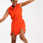 NEW LADIES MANDARIN SLEEVELESS TOP - Greens Medi Scrubs South Africa - Premium Medical Uniforms & Apparel - Delivery Across SA