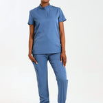 NEW LADIES MANDARIN FEMME TOP - Greens Medi Scrubs South Africa - Premium Medical Uniforms & Apparel - Delivery Across SA
