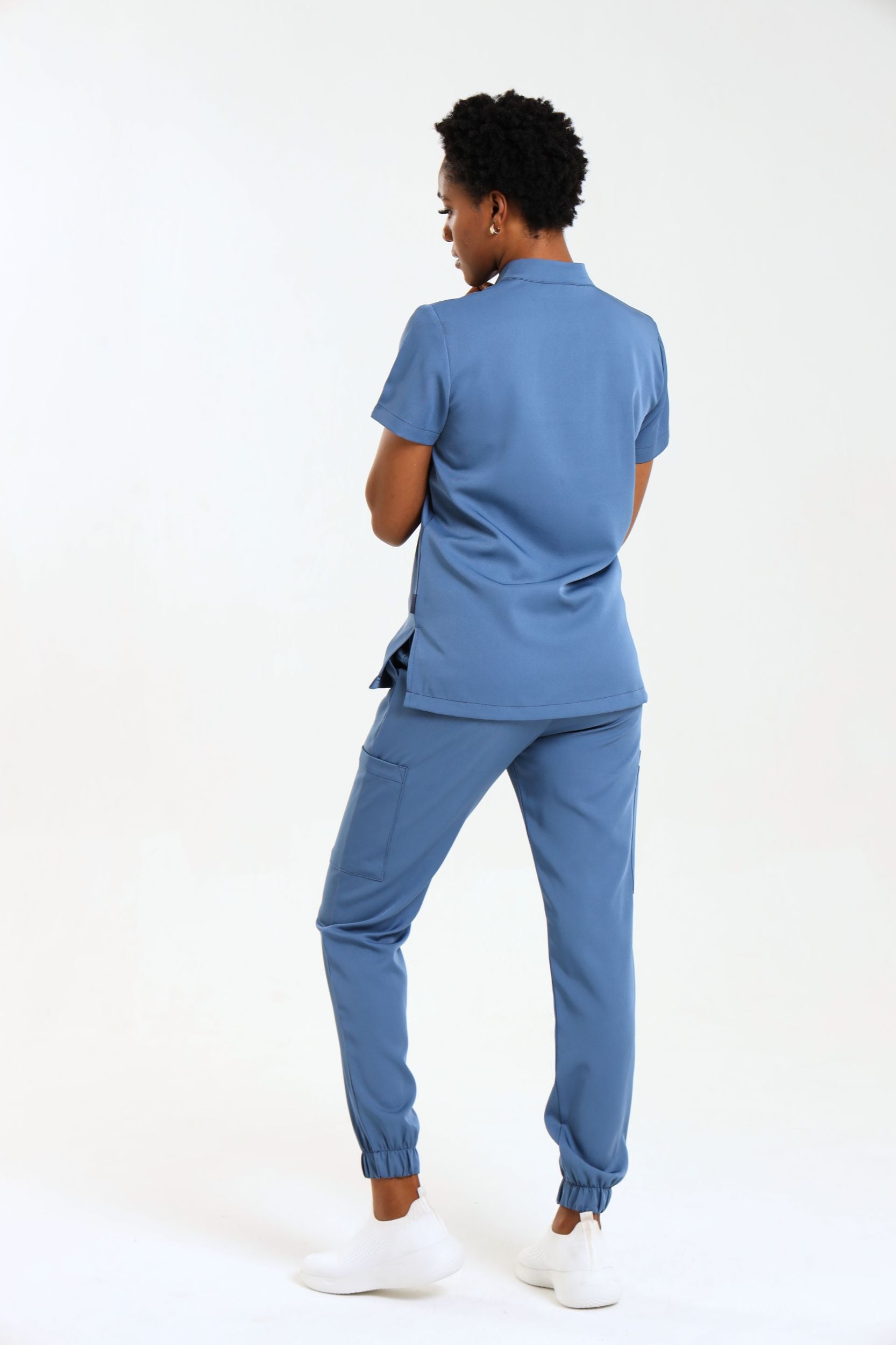 NEW LADIES MANDARIN FEMME TOP - Greens Medi Scrubs South Africa - Premium Medical Uniforms & Apparel - Delivery Across SA