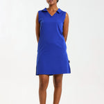 NEW LADIES V-COLLARED SLEEVELESS DRESS - Greens Medi Scrubs South Africa - Premium Medical Uniforms & Apparel - Delivery Across SA