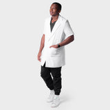 MENS SHORTSLEEVE LUXE LAB COAT - Greens Medi Scrubs South Africa - Premium Medical Uniforms & Apparel - Delivery Across SA