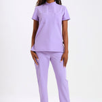THE LUX LADIES MANDARIN FEMME TOP - Greens Medi Scrubs South Africa - Premium Medical Uniforms & Apparel - Delivery Across SA