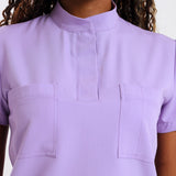 THE LUX LADIES MANDARIN FEMME TOP - Greens Medi Scrubs South Africa - Premium Medical Uniforms & Apparel - Delivery Across SA