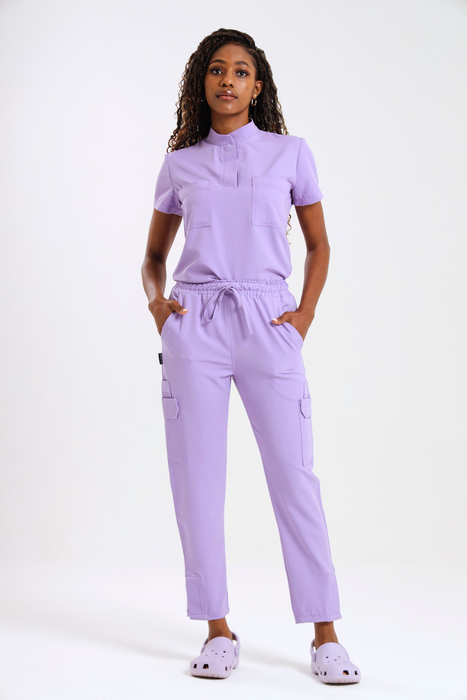 THE LADIES LUX STRAIGHT-LEG PANTS - Greens Medi Scrubs South Africa - Premium Medical Uniforms & Apparel - Delivery Across SA