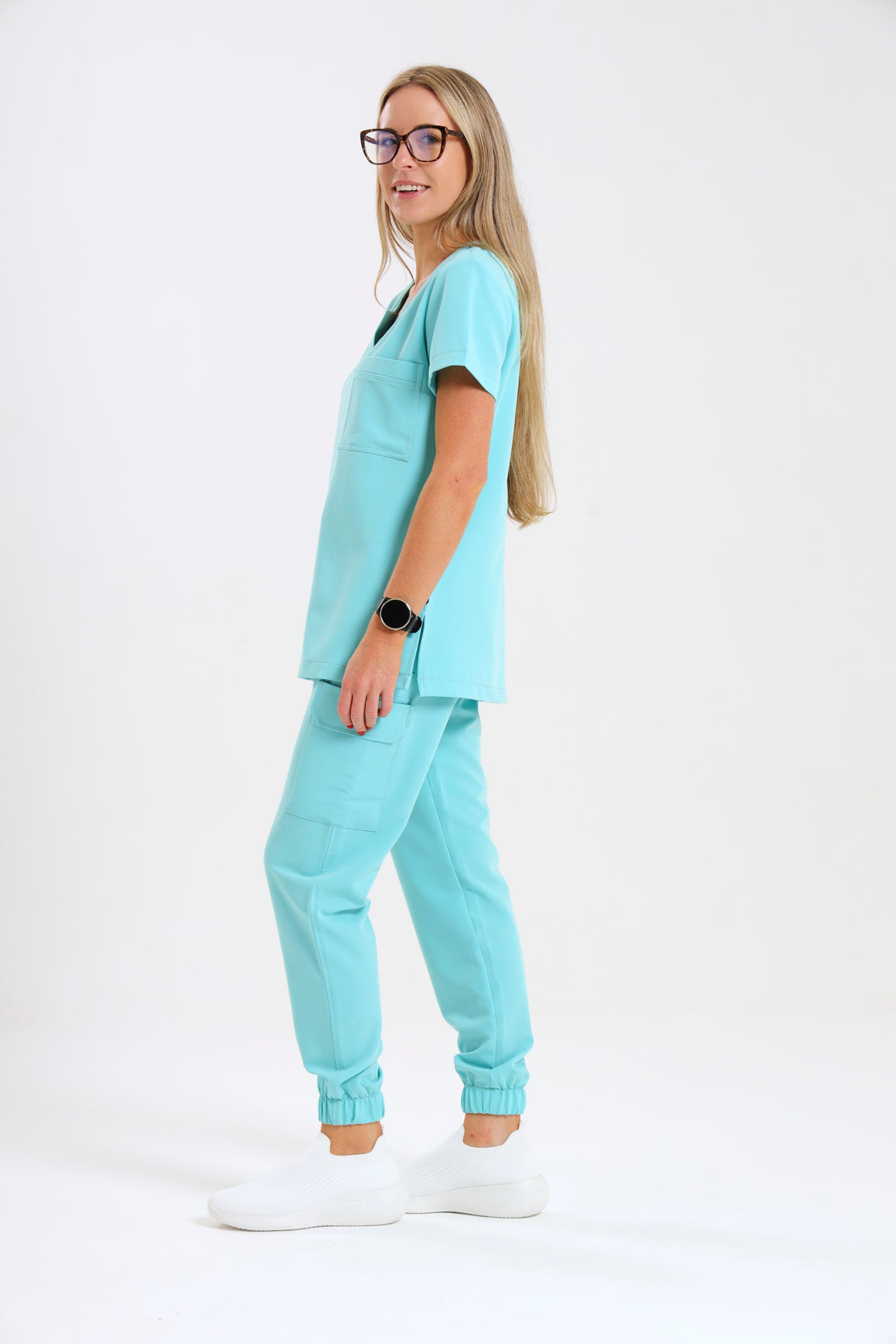 THE LUX LADIES NALEDI FEMME TOP - Greens Medi Scrubs South Africa - Premium Medical Uniforms & Apparel - Delivery Across SA