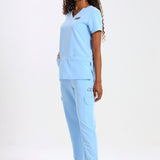 THE LUX LADIES V-NECK FEMME TOP - Greens Medi Scrubs South Africa - Premium Medical Uniforms & Apparel - Delivery Across SA