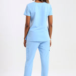THE LUX LADIES V-NECK FEMME TOP - Greens Medi Scrubs South Africa - Premium Medical Uniforms & Apparel - Delivery Across SA