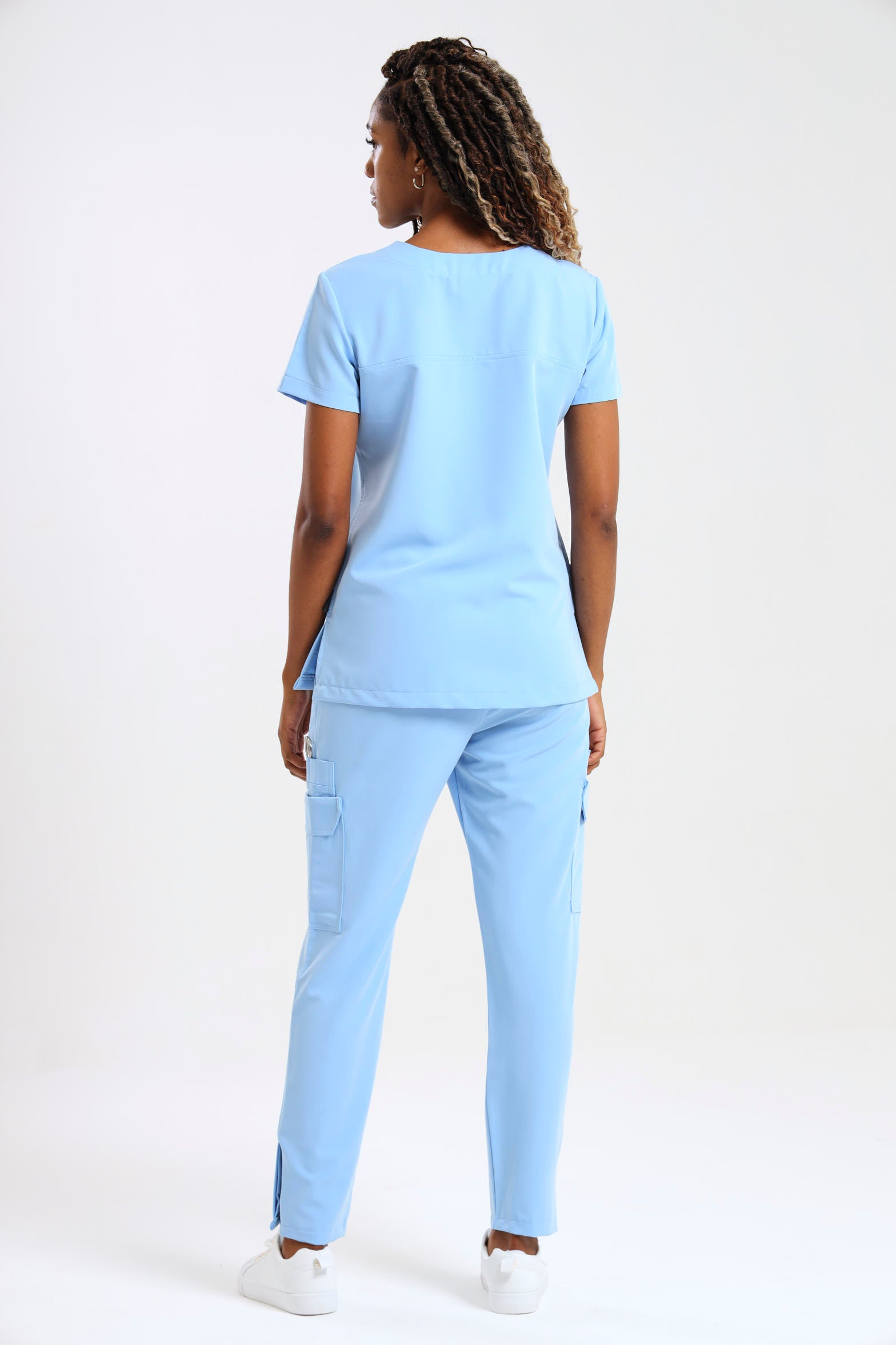 THE LUX LADIES V-NECK FEMME TOP - Greens Medi Scrubs South Africa - Premium Medical Uniforms & Apparel - Delivery Across SA