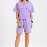 NEW LADIES LUX BOX CROP SHIRT - Greens Medi Scrubs South Africa - Premium Medical Uniforms & Apparel - Delivery Across SA
