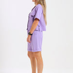 NEW LADIES LUX BOX CROP SHIRT - Greens Medi Scrubs South Africa - Premium Medical Uniforms & Apparel - Delivery Across SA