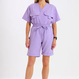 NEW LADIES LUX BOX CROP SHIRT - Greens Medi Scrubs South Africa - Premium Medical Uniforms & Apparel - Delivery Across SA