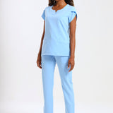 THE LUX LADIES NALEDI TULIP TOP - Greens Medi Scrubs South Africa - Premium Medical Uniforms & Apparel - Delivery Across SA
