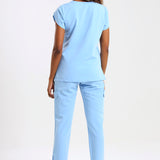 THE LUX LADIES NALEDI TULIP TOP - Greens Medi Scrubs South Africa - Premium Medical Uniforms & Apparel - Delivery Across SA