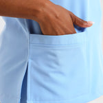 THE LUX LADIES MANDARIN TULIP TOP - Greens Medi Scrubs South Africa - Premium Medical Uniforms & Apparel - Delivery Across SA