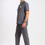 THE LUX MENS MANDARIN TOP - Greens Medi Scrubs South Africa - Premium Medical Uniforms & Apparel - Delivery Across SA