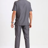 THE LUX MENS MANDARIN TOP - Greens Medi Scrubs South Africa - Premium Medical Uniforms & Apparel - Delivery Across SA