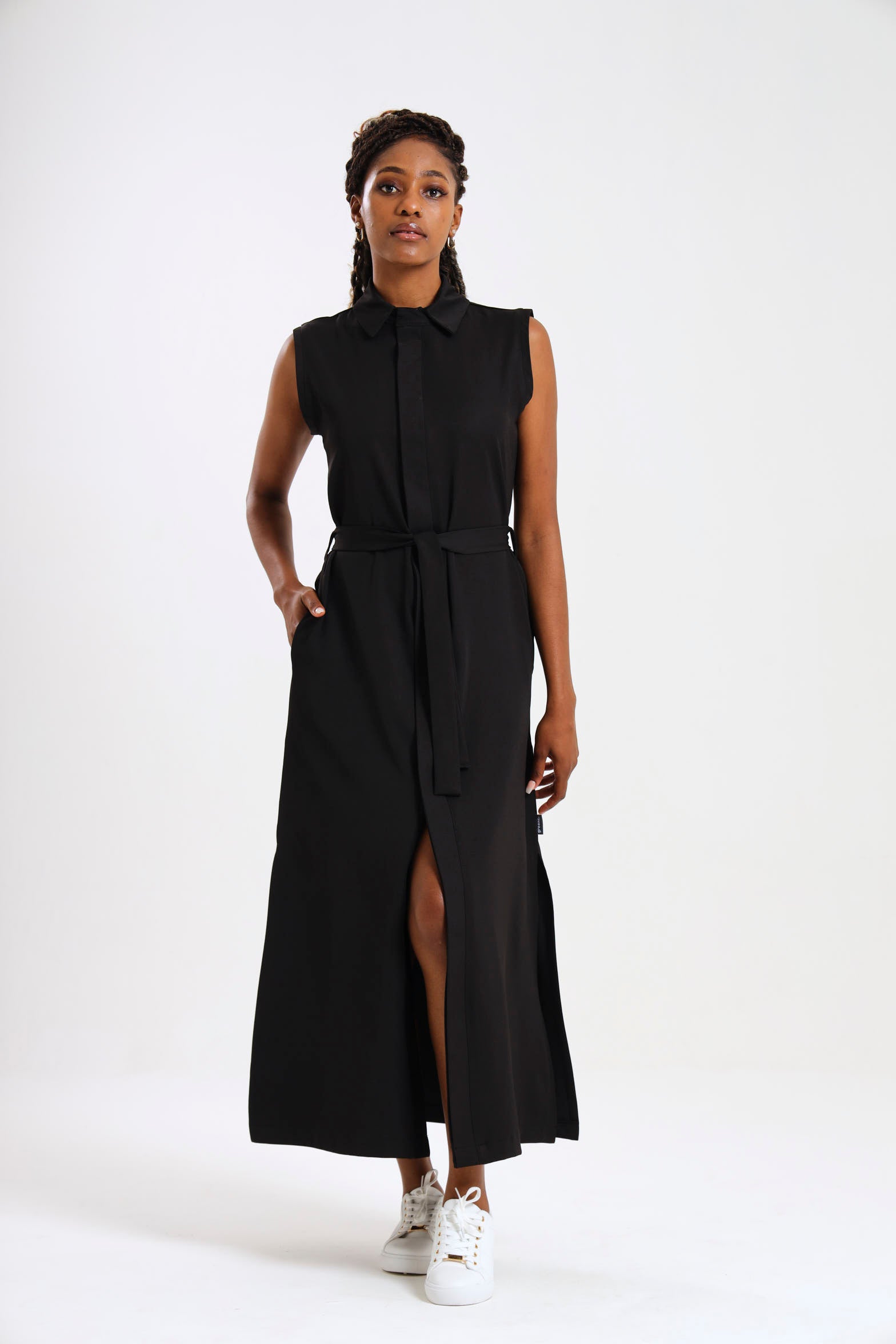 NEW LADIES SLEEVELESS MODEST DRESS - Greens Medi Scrubs South Africa - Premium Medical Uniforms & Apparel - Delivery Across SA