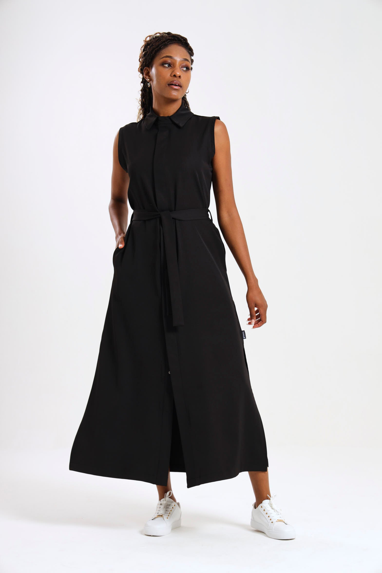 NEW LADIES SLEEVELESS MODEST DRESS - Greens Medi Scrubs South Africa - Premium Medical Uniforms & Apparel - Delivery Across SA