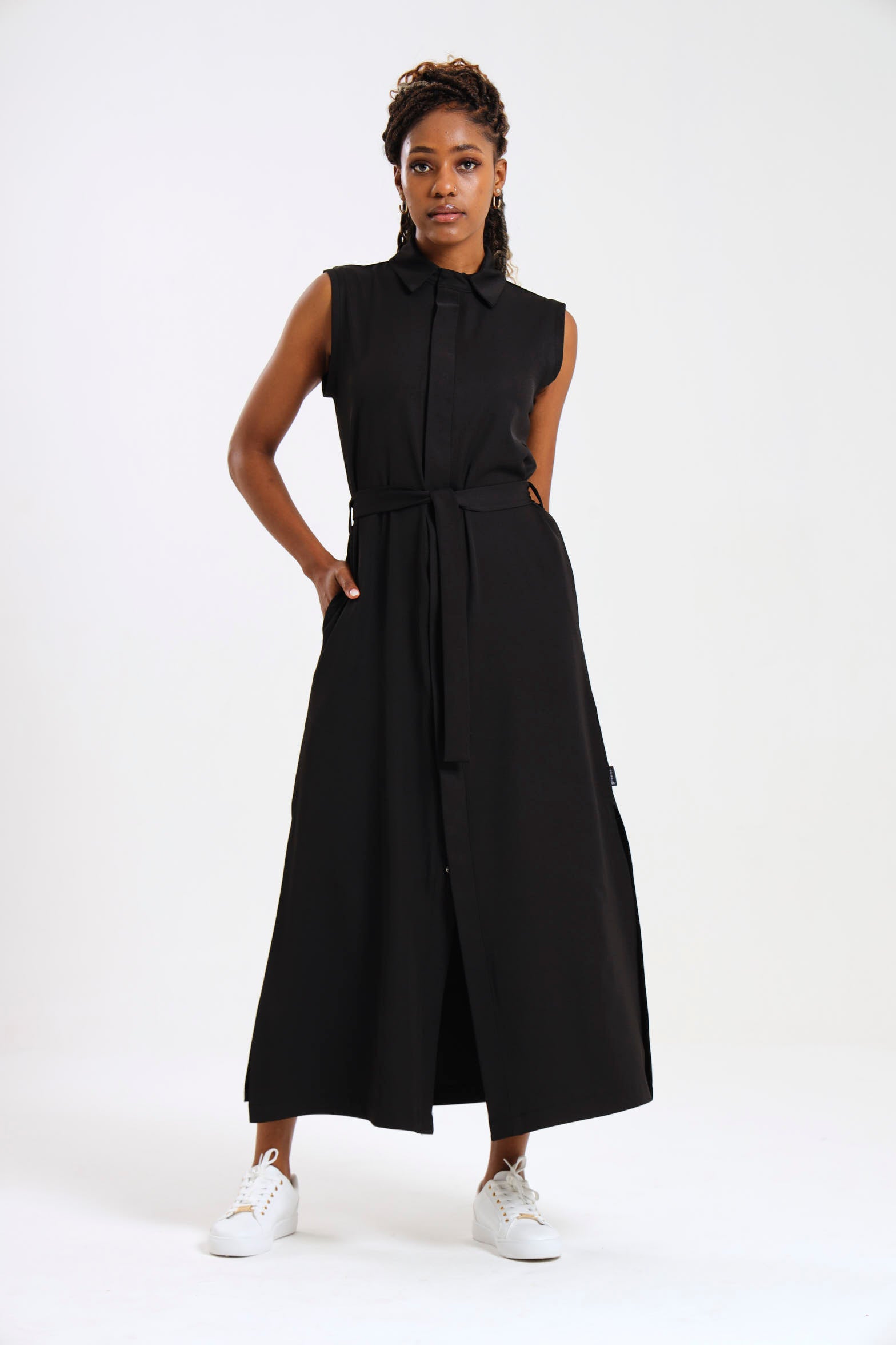 NEW LADIES SLEEVELESS MODEST DRESS - Greens Medi Scrubs South Africa - Premium Medical Uniforms & Apparel - Delivery Across SA