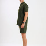 THE LUX MENS MANDARIN TOP - Greens Medi Scrubs South Africa - Premium Medical Uniforms & Apparel - Delivery Across SA