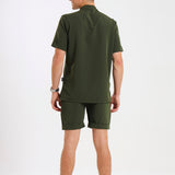THE LUX MENS MANDARIN TOP - Greens Medi Scrubs South Africa - Premium Medical Uniforms & Apparel - Delivery Across SA