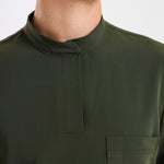 THE LUX MENS MANDARIN TOP - Greens Medi Scrubs South Africa - Premium Medical Uniforms & Apparel - Delivery Across SA
