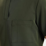 THE LUX MENS MANDARIN TOP - Greens Medi Scrubs South Africa - Premium Medical Uniforms & Apparel - Delivery Across SA