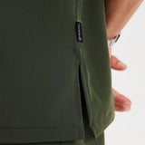 THE LUX MENS MANDARIN TOP - Greens Medi Scrubs South Africa - Premium Medical Uniforms & Apparel - Delivery Across SA