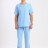 THE LUX MENS V-NECK TOP - Greens Medi Scrubs South Africa - Premium Medical Uniforms & Apparel - Delivery Across SA