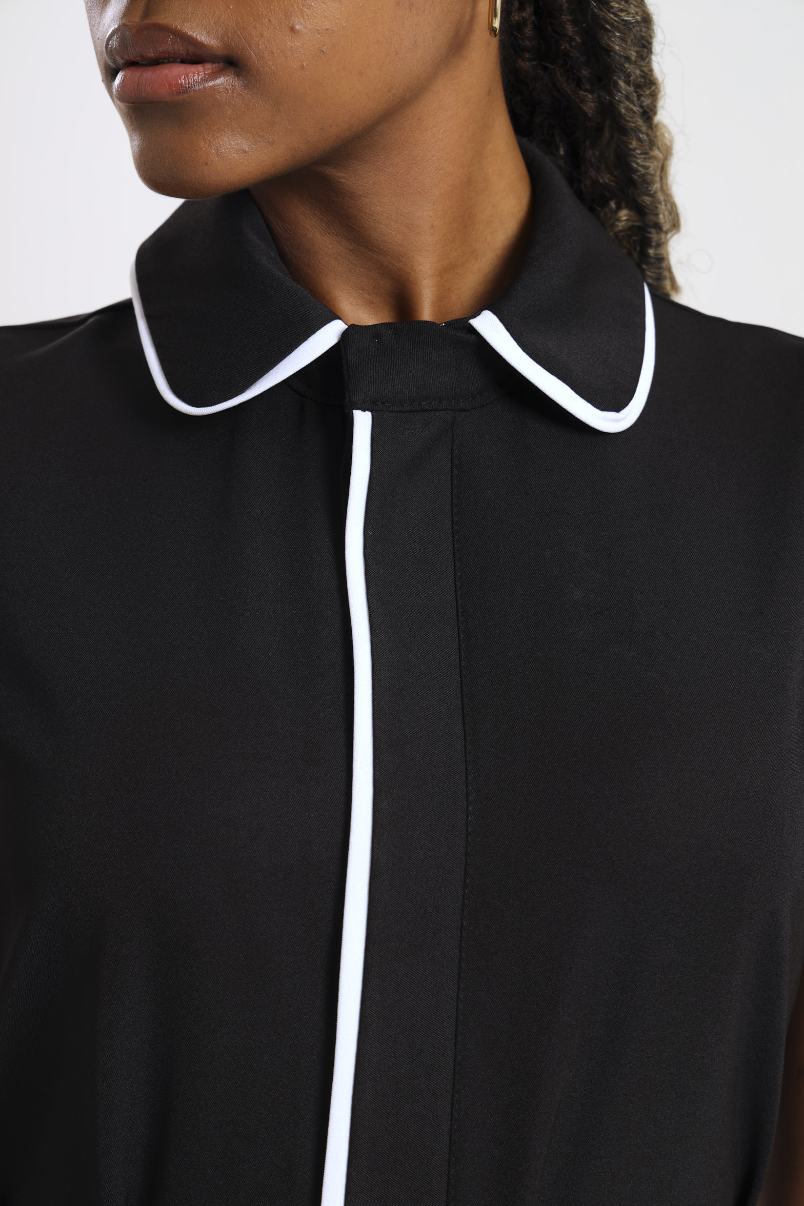 NEW LADIES SLEEVELESS MODEST DRESS WITH BINDING DETAIL - Greens Medi Scrubs South Africa - Premium Medical Uniforms & Apparel - Delivery Across SA