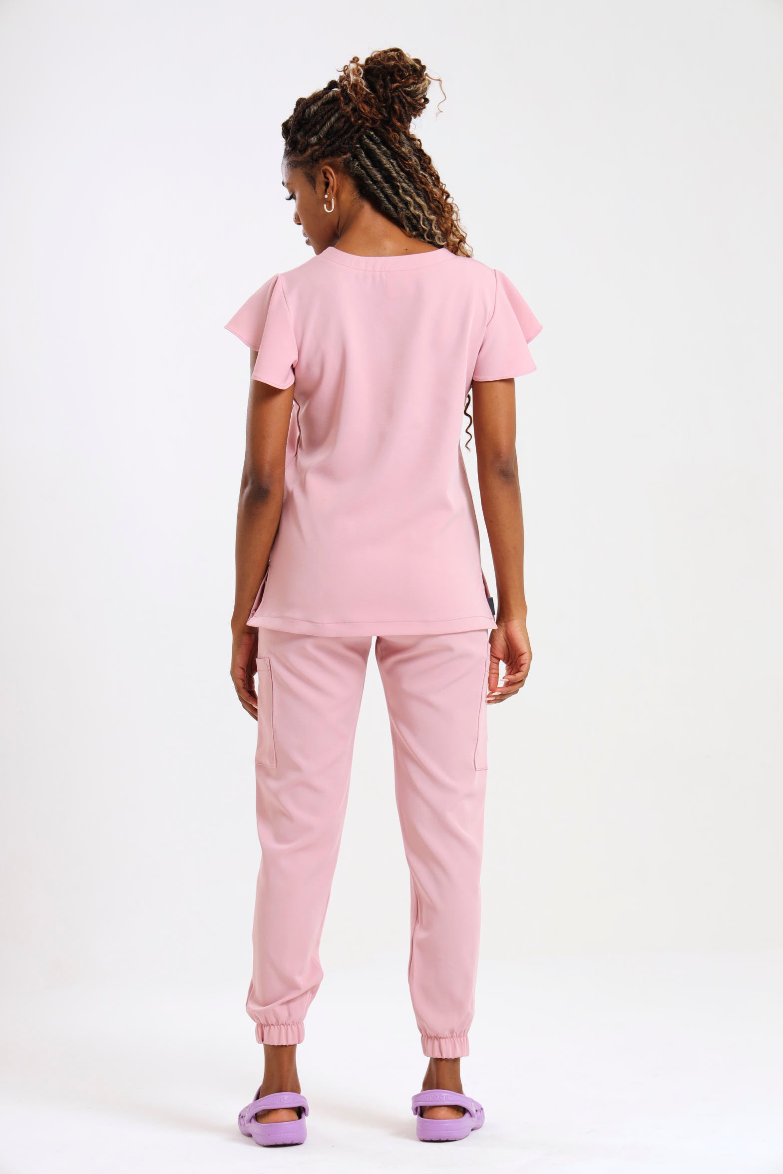 THE LADIES V-NECK FLOW TOP - Greens Medi Scrubs South Africa - Premium Medical Uniforms & Apparel - Delivery Across SA