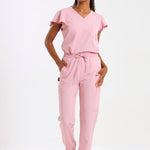 THE LADIES V-NECK FLOW TOP - Greens Medi Scrubs South Africa - Premium Medical Uniforms & Apparel - Delivery Across SA